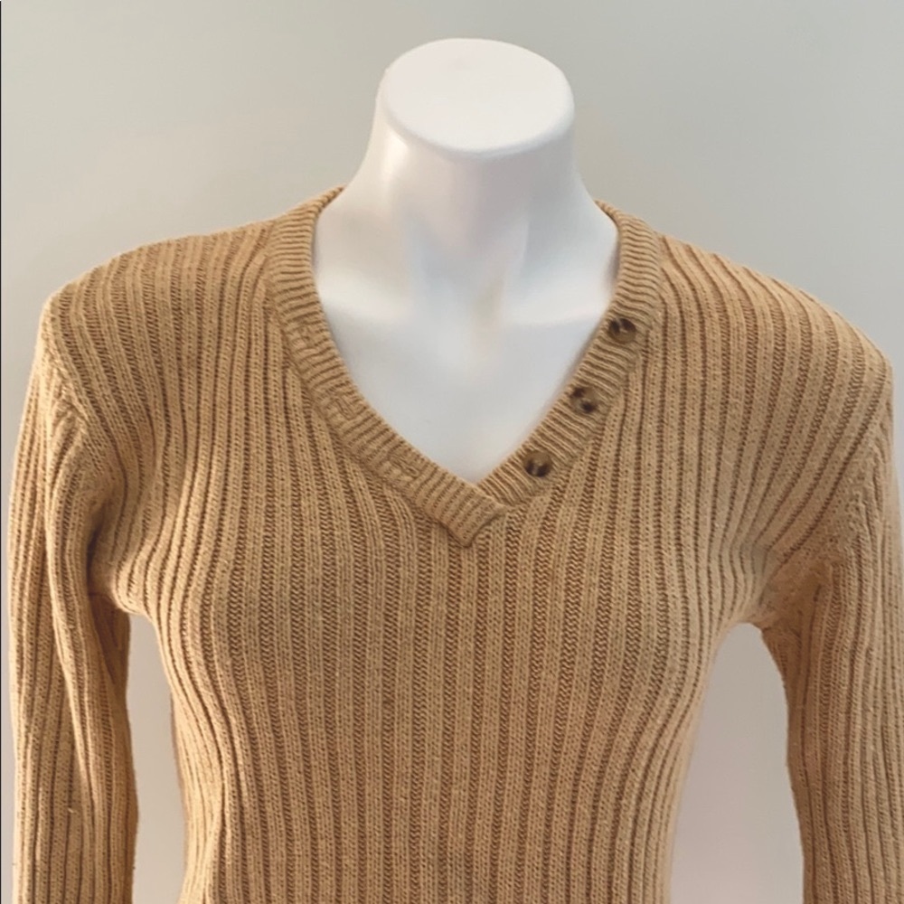 NWOT! Great American Sweater Co. Beige Sweater - Picture 2 of 6
